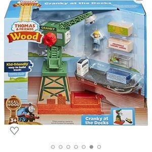 Cranky at the docks EUC with 2 bonus Thomas the Train accessories